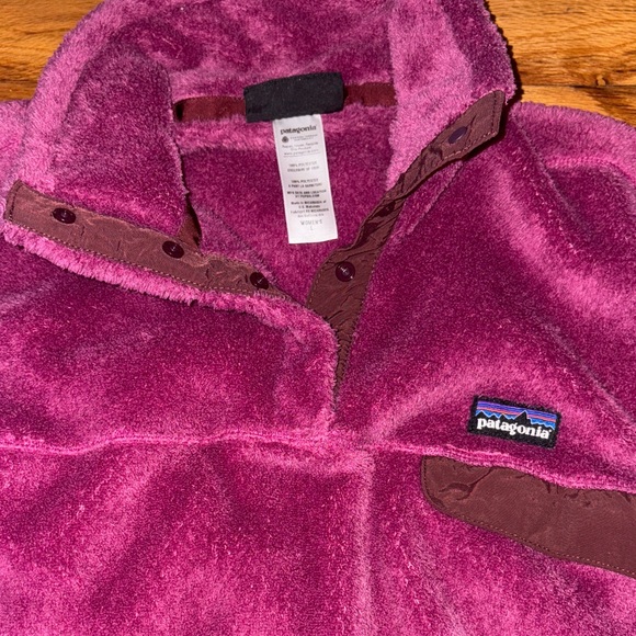 Patagonia Rosehip Berry is Fleece Jacket Womens Large excellent condition #twee - Picture 4 of 10